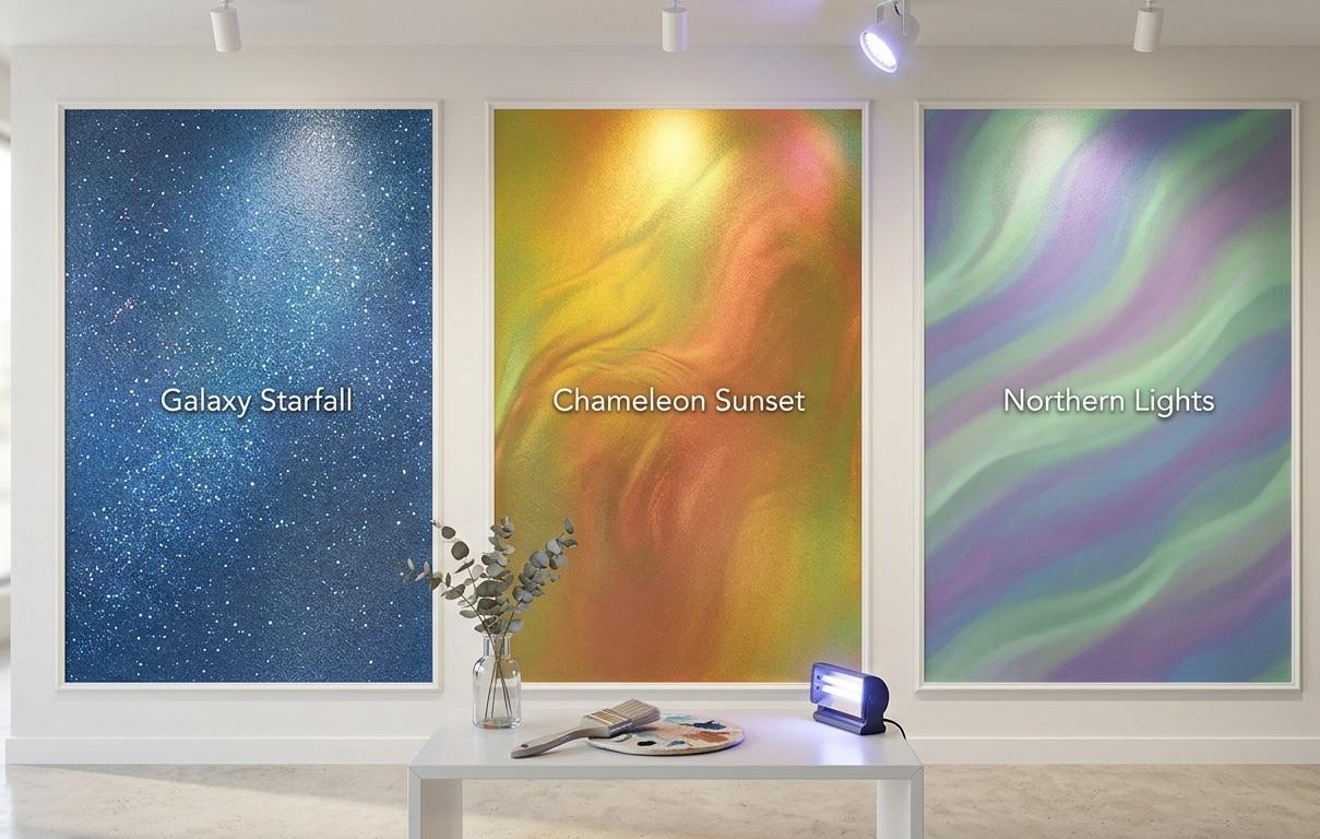 SƠN UV HIỆU ỨNG CAMAY CHO BỀ MẶT NỘI THẤT HIỆN ĐẠI